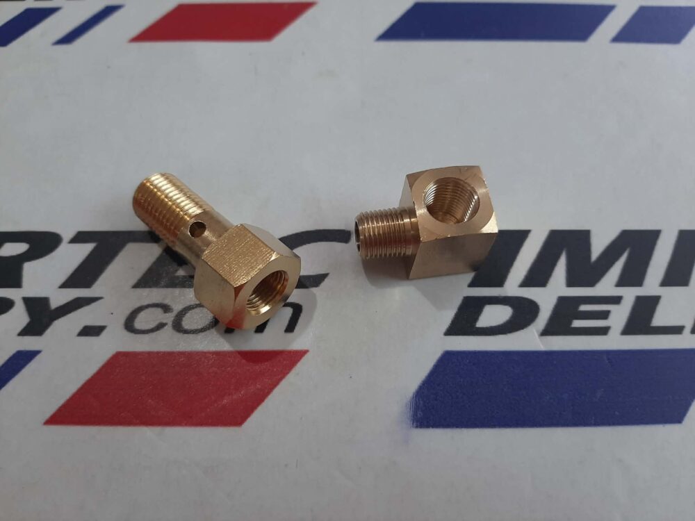 Adaptador de perno banjo, para manómetro de presión de combustible