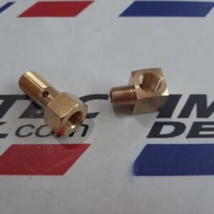 Adaptador de perno banjo, para manómetro de presión de combustible