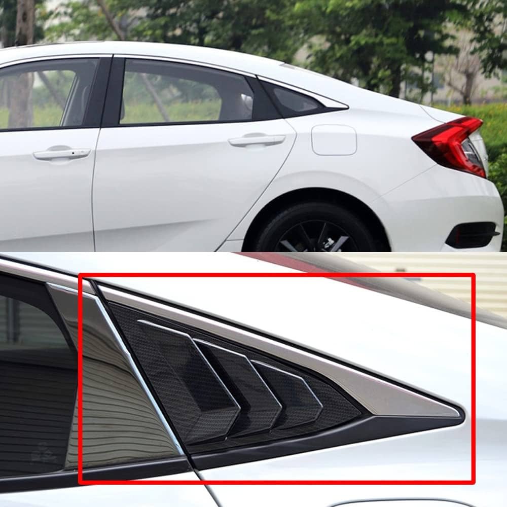 Side louvers Civic sedán 16-21 (10th gen)