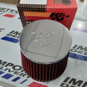 Filtro 3″ para pipa K&N niquelado(réplica) tamaño standard